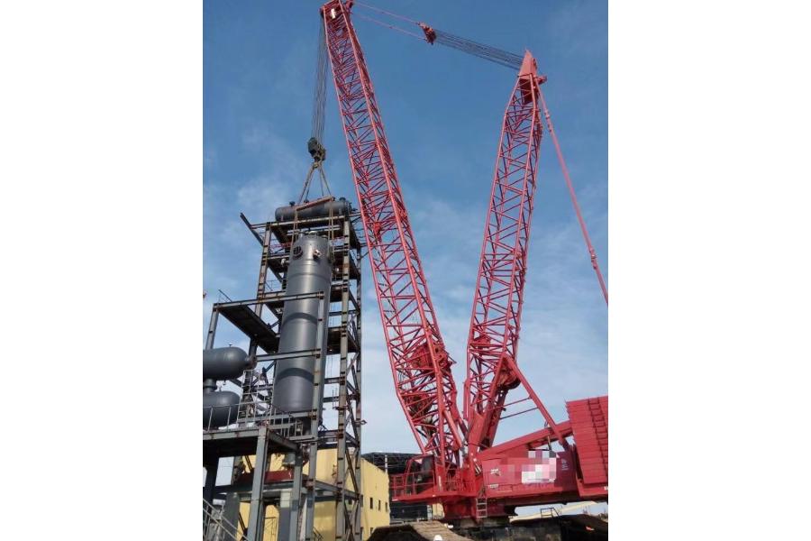 中恒拍卖：履带式起重机（型号M18000型（600吨），开始使用日期2005/8/1）