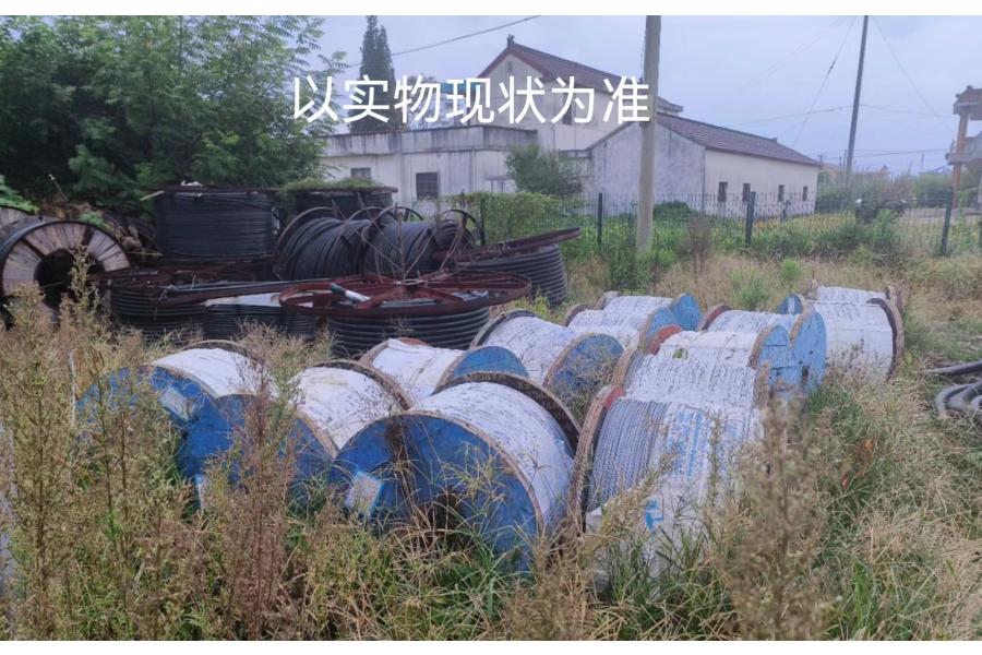 架空绝缘导线、电力电缆、模型绝缘耐张线夹、钢纹线等材料一批，整体拍卖