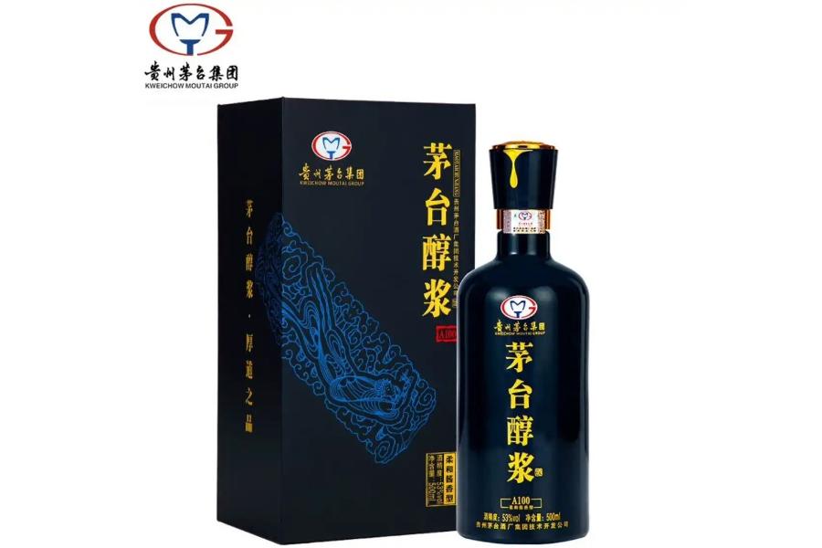 市价5394元1箱6瓶 贵州茅台集团 茅台醇浆 A100 53度500ml/瓶 柔和酱香型白酒  379