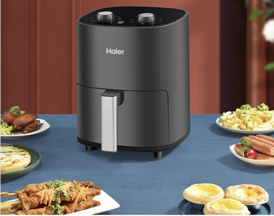 海尔 Haier 家用多功能 空气炸锅 无油全自动大容量烤炉 (新疆、西藏、青海不发货）枕   406