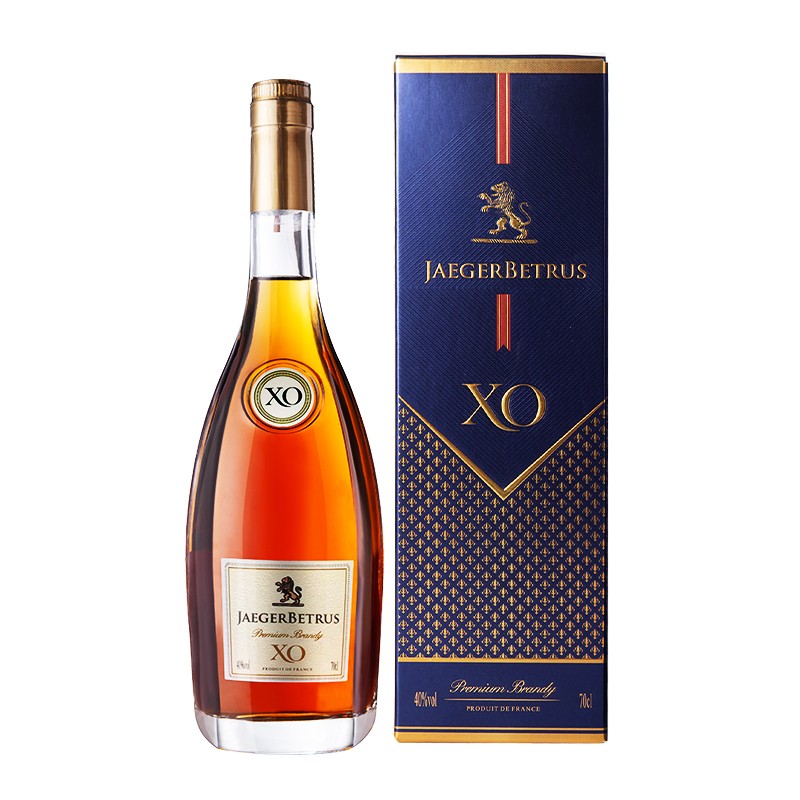 1箱6瓶 积嘉巴图思 法国原酒进口XO洋酒 白兰地40度 礼盒装 700ML/瓶 （新疆西藏不发货） zpw2022003071