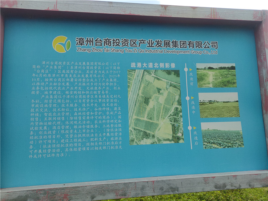 漳州台商投资区角美街道桥头村疏港大道北侧地块租赁权的来源图片