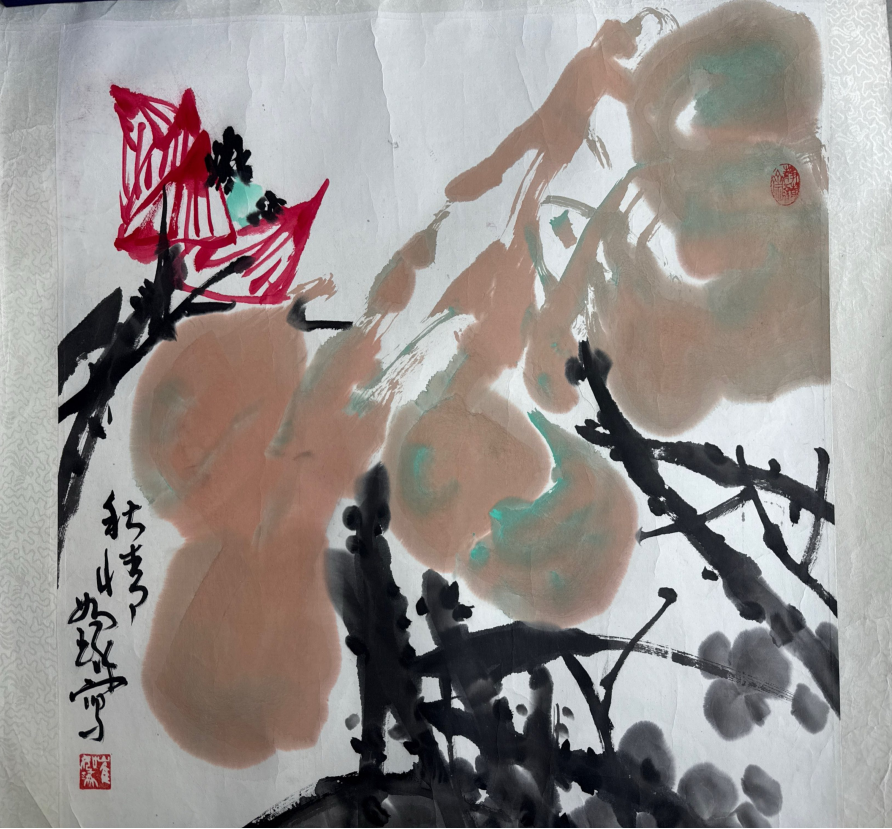 62、崔如琢-秋晴（指画）的来源图片