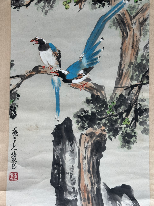 67、王培东-花鸟的来源图片