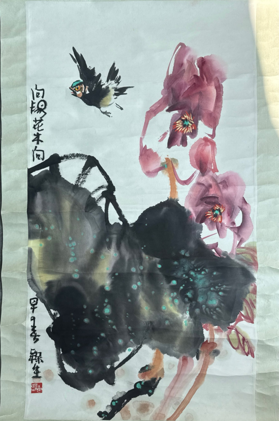 69、赵梅生-花鸟的来源图片