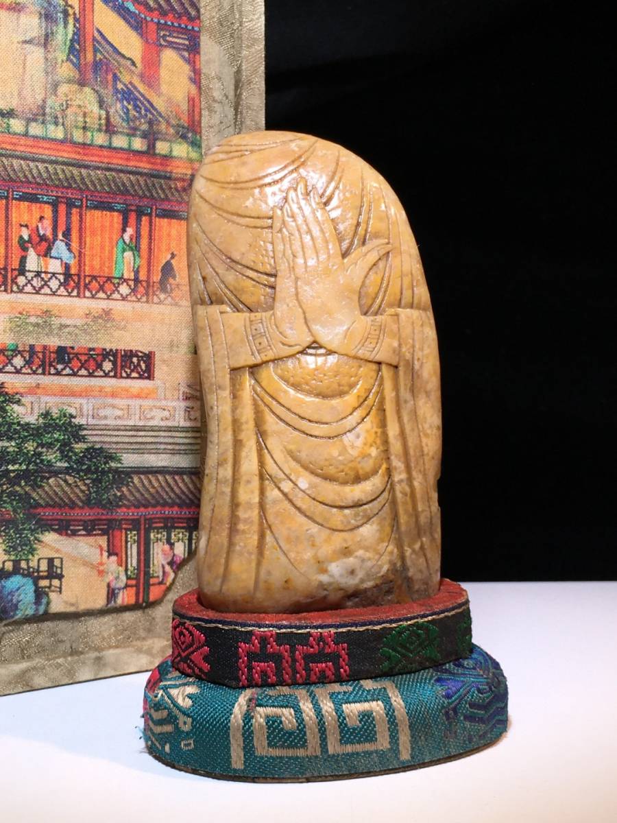 旧藏 寿山石田黄 佛衣 印章的来源图片