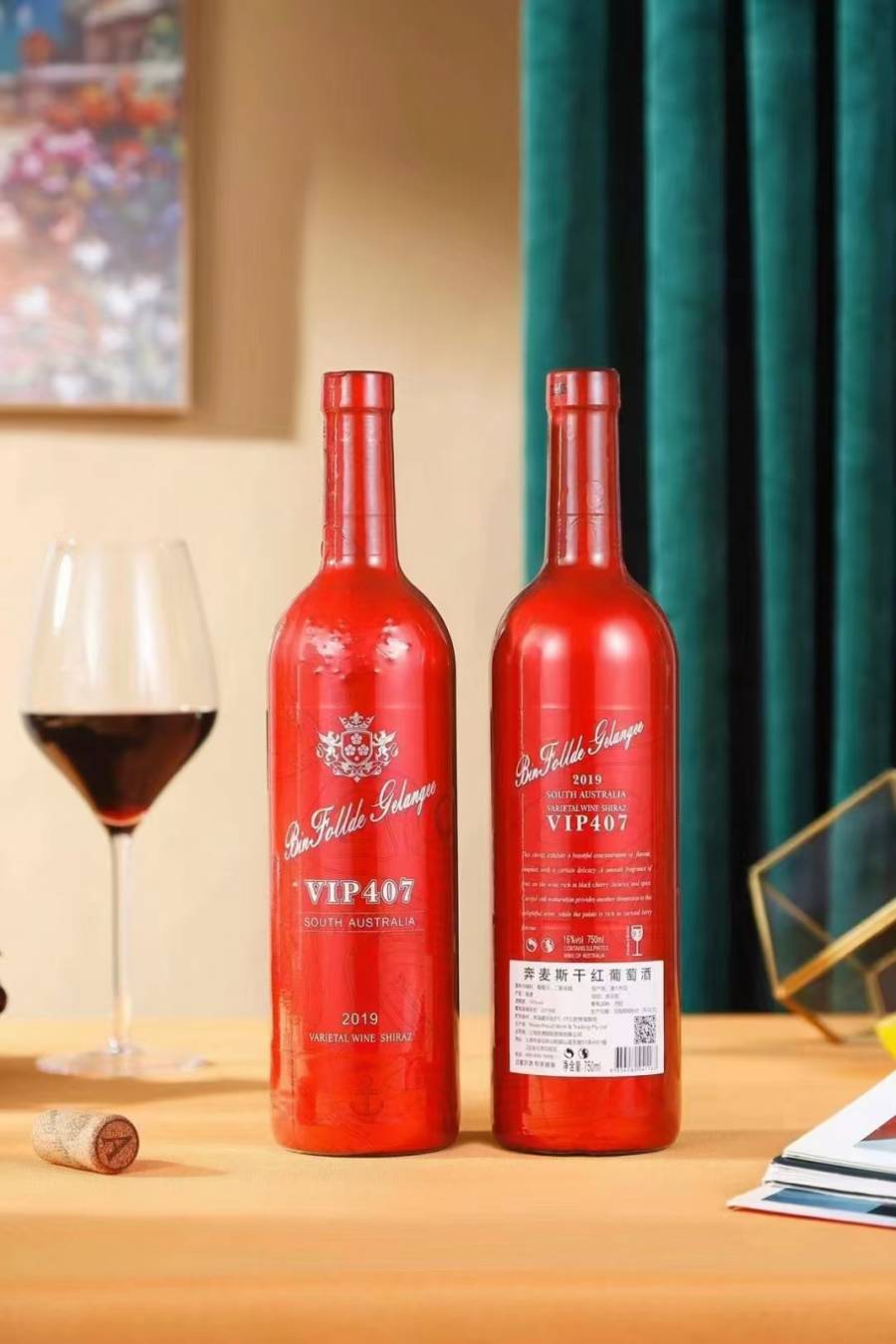 进口干红葡萄酒1箱红妆【包邮】保真的来源图片