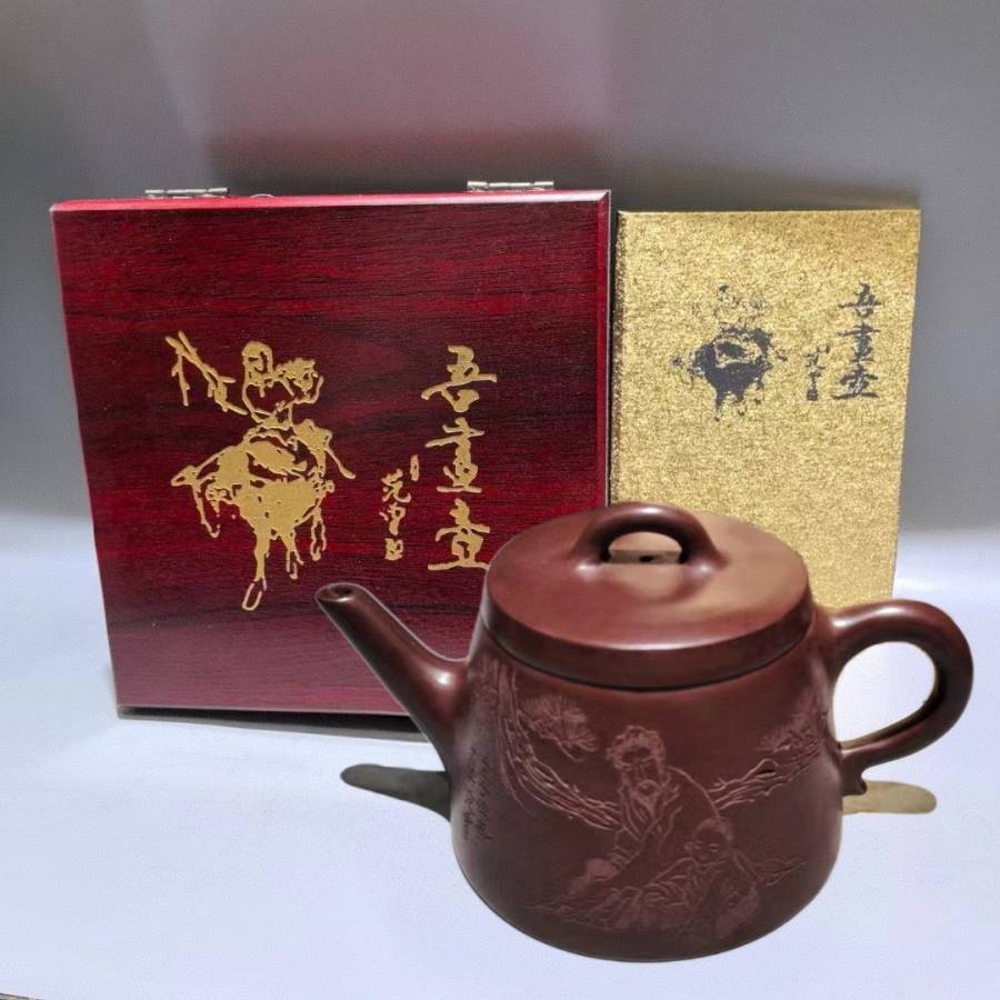 石瓢壶 泥料：原矿紫泥的来源图片