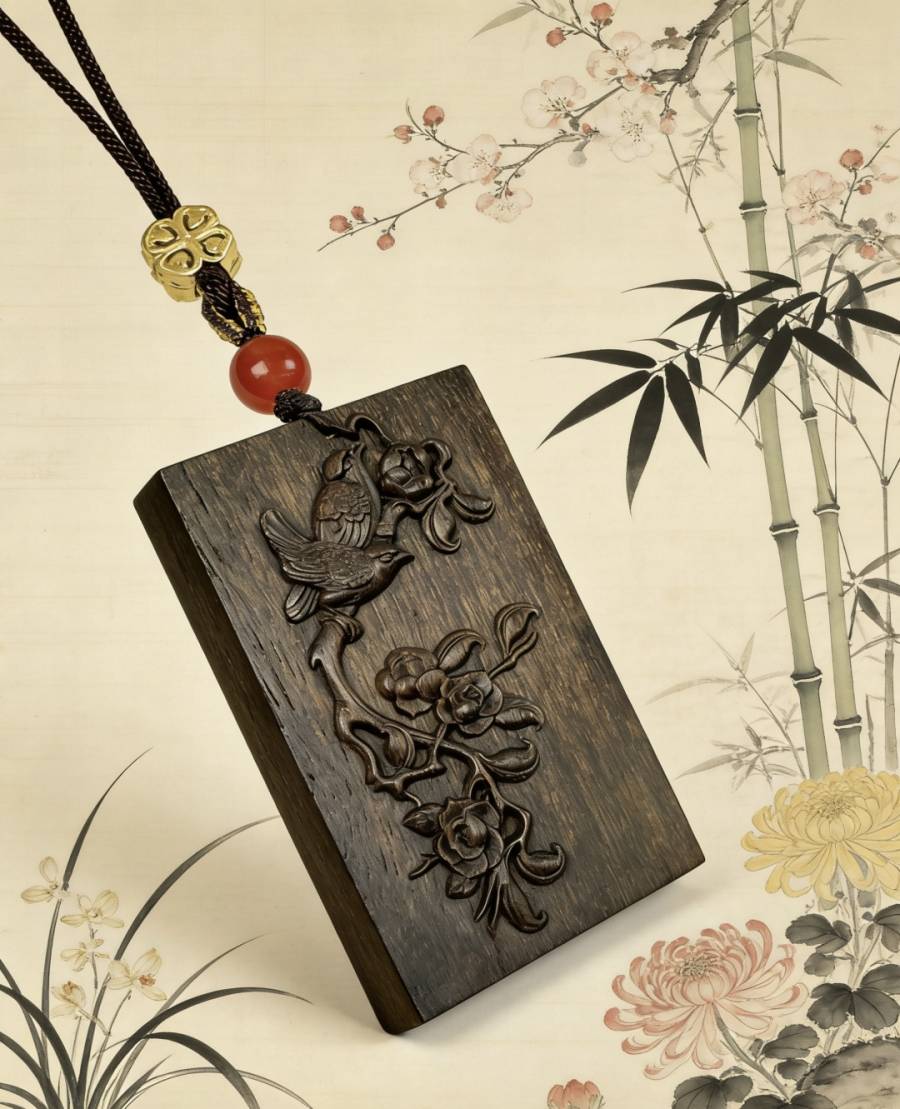 棋楠沉香老料［喜上眉梢］规格：4 x6 x1cm 秒沉水的来源图片