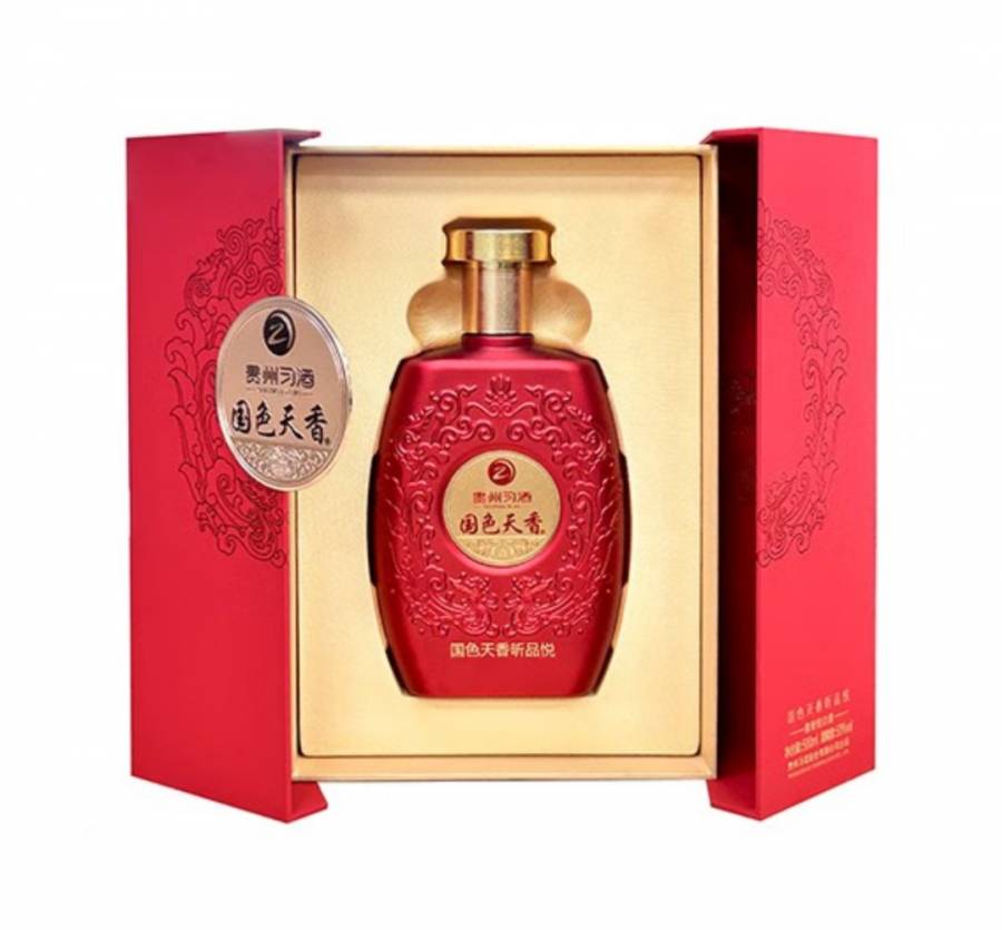 2箱12盒贵州习酒国色天香昕品悦53度酱香型白酒-保真包邮的来源图片
