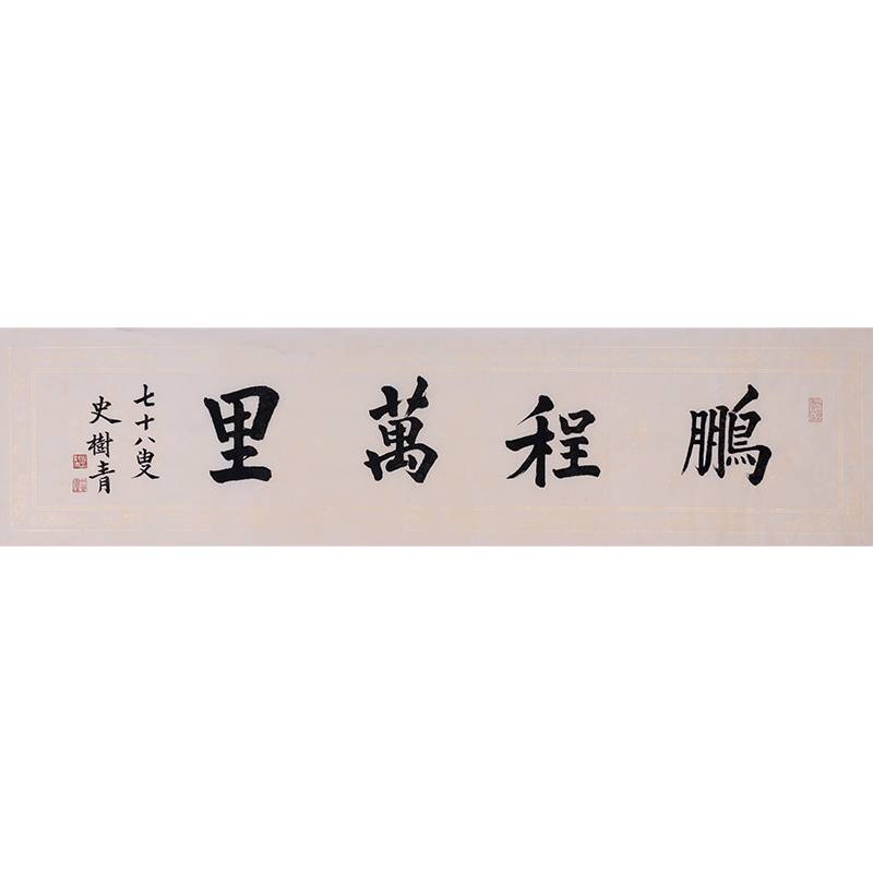 史树青 著名书法家 【鹏程万里】的来源图片