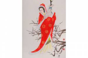 天津美协副主席赵国经、理事王美芳夫妻合作【昭君出塞】的来源图片