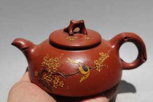 【喜梅】泥料：原矿红泥 尺寸：17/9cm..容量：360cc的来源图片