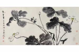 附合影 天津美院教授 霍春阳【花鸟】的来源图片