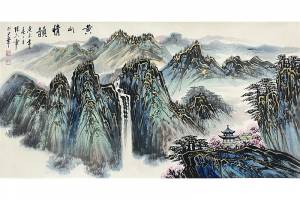 当代著名国画大师 陈大章【黄山情韵】的来源图片