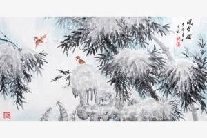 附合影 中国冰雪山水画创始人 中美协理事 于志学【风骨图】.的来源图片
