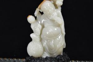 寿山石老性芙蓉石【子孙乐】摆件的来源图片