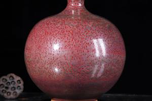 天球瓶-中国工艺美术百花奖 国家高级工艺美术师 翟群 纯手工 大师手签款 煤烧 炉钧的来源图片